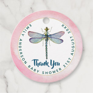 New Baby Photo Thank You Cards Modern Budget Favour Tags