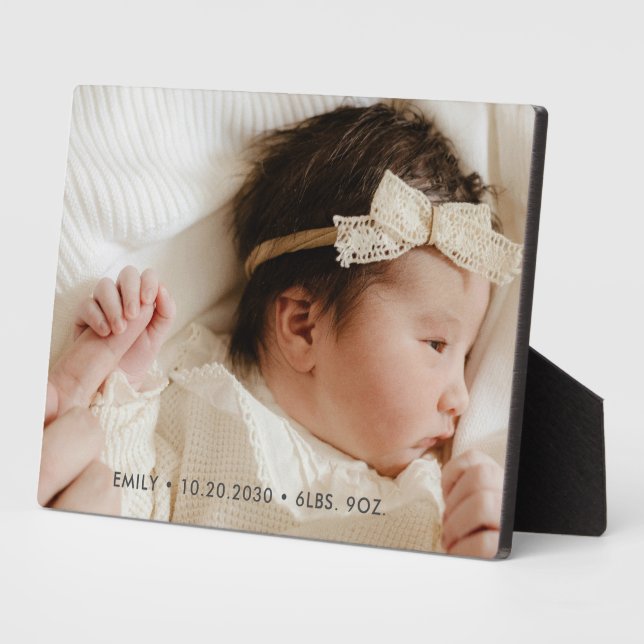 New Baby Plaque (Side)