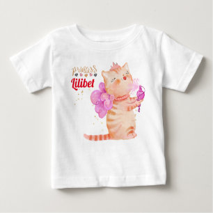 New Baby Princess Lilibet Cute Kitten Named Baby B Baby T-Shirt