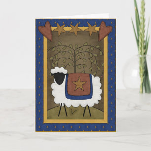 New Baby Sheep Card