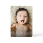 New Baby Thank you Heart Photo Modern Birth