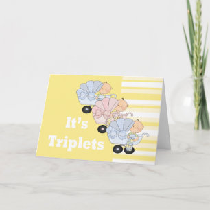 New Baby Triplet Boys and Girl Announcement