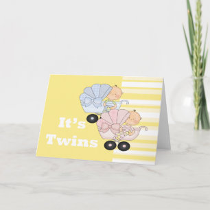 New Baby Twin Boy and Girl Announcement