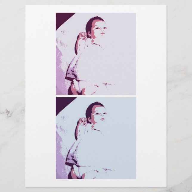 New Baby Twins Flyer (Front)