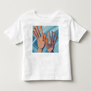 new beautiful printed white T-Shirt
