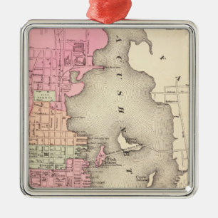 New Bedford 2 Metal Tree Decoration