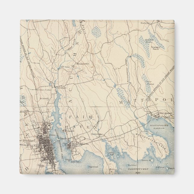 New Bedford, Massachusetts Magnet (Front)