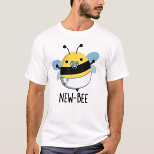 New Bee Funny Insect Bug Pun  T-Shirt