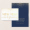 New Beginning Confetti Navy Blue Happy New Year