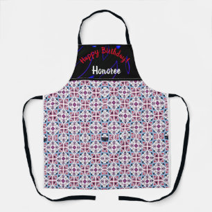 New Beginnings Birthday Pretty Pattern Apron