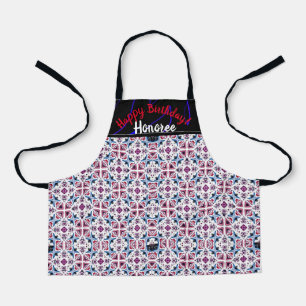 New Beginnings Birthday Pretty Pattern   Apron