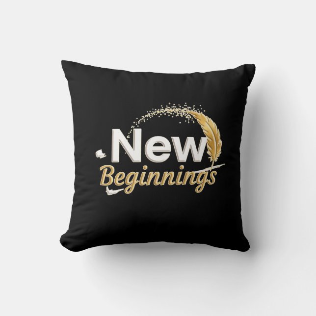 New Beginnings / Cojín Nuevos Comienzos Cushion (Front)