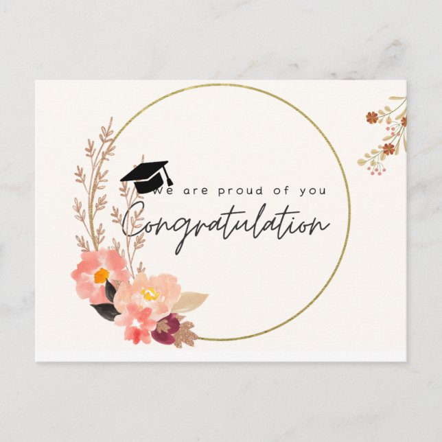 New Beginnings, Endless Possibilities Invitation Postcard (Front)