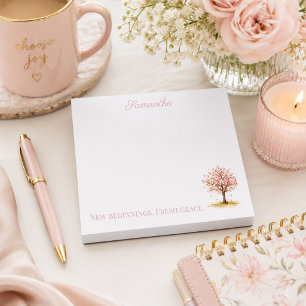 New Beginnings Fresh Grace Cherry Blossom Tree Post-it Notes