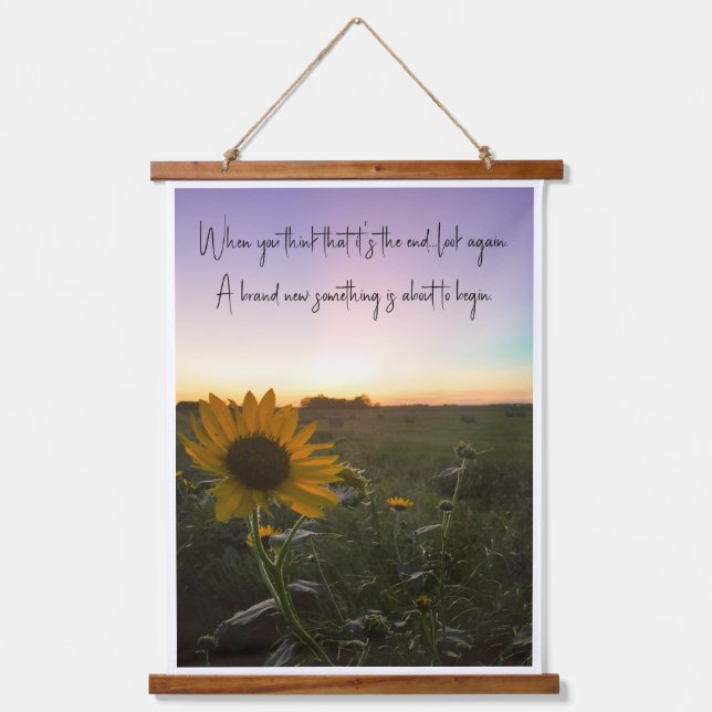 New Beginnings Hanging Tapestry (Front)