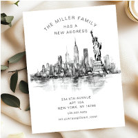 New Beginnings NYC Skyline Moving Announcement 