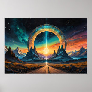 New Beginnings: Step Through a Stargate Poster