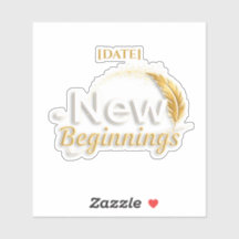 New Beginnings Sticker