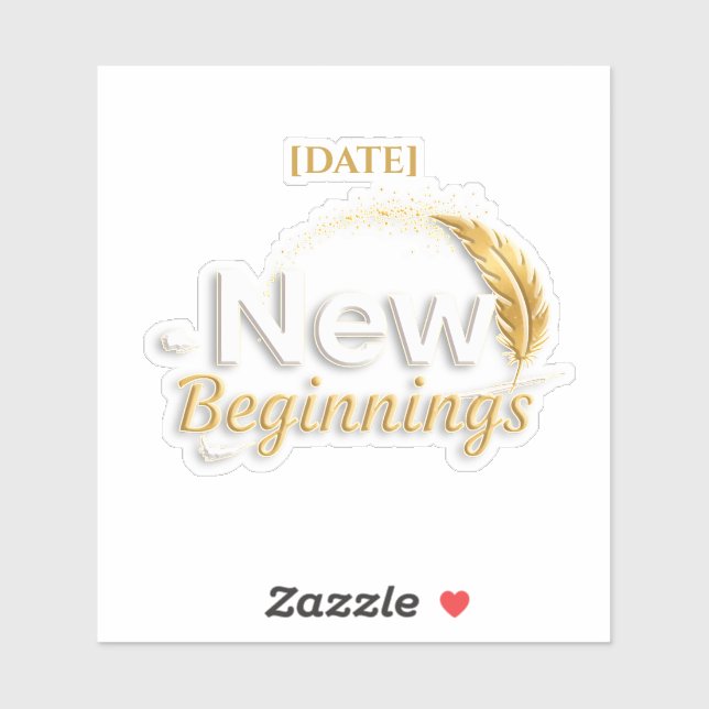 New Beginnings Sticker (Sheet)