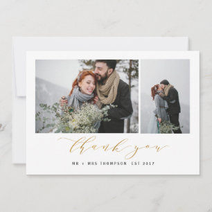 NEW BEGINNINGS THANK YOU-GOLD YOU CARD
