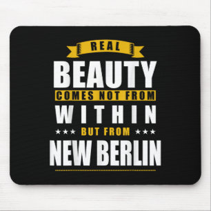 New Berlin - Funny D City Gift Mouse Pad