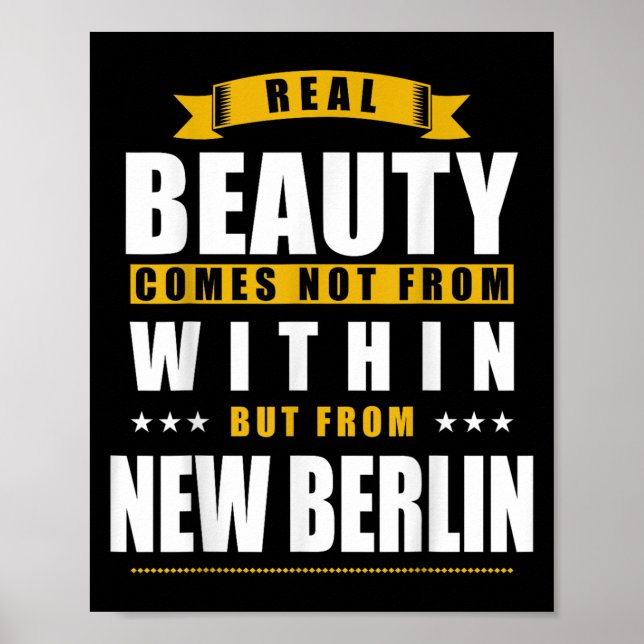 New Berlin - Funny D City Gift  Poster (Front)