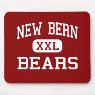 New Bern - Bears - High - New Bern North Carolina Mouse Pad