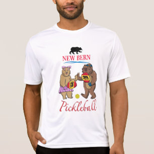 New Bern Bears Playing Pickleball T-Shirt