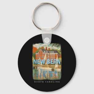 New Bern North Carolina Nc Historic Charm Sd515 Key Ring