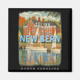 New Bern North Carolina Nc Historic Charm Sd515 Magnet