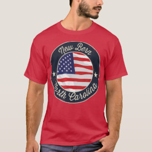New Bern - Patriotic North Carolina Souvenir T-Shi T-Shirt