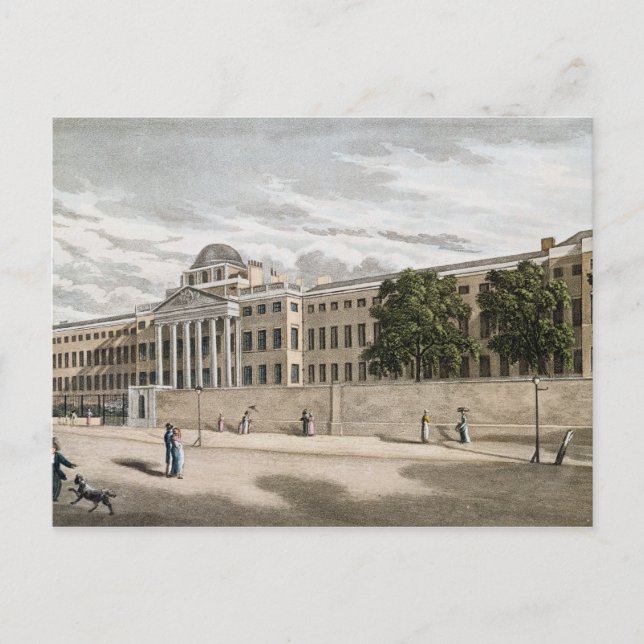 New Bethlem Hospital, St. George's Fields Postcard (Front)