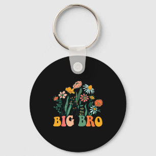 New Big Bro Wildflower First Birthday & Baby S Key Ring