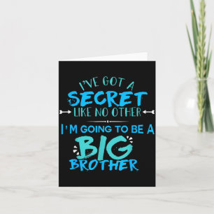 New Big Brother 2018 Funny Kids Men Big Bro Card