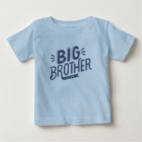 New BIg Brother To Be Navy Hand-lettered