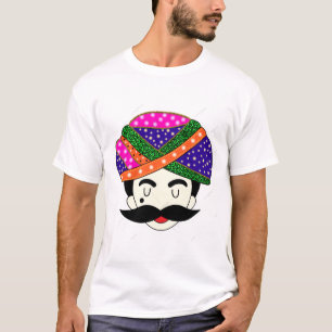 New Big fashion turban and mustac seem ike there T-Shirt