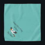 New Big Sister and Stork Teal Pet Bandana<br><div class="desc">Teal bandanna, with a cute, funny, text announcement... .Guess Who's Going to be a Big Sister? Because your pet is part of the family too! Perfect for your announcing a new pet or baby! The background colour is customisable to any colour you desire, as are the font style, size, and/or...</div>