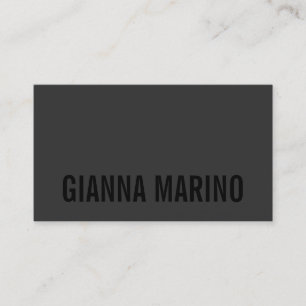 New Black Out Business Cards