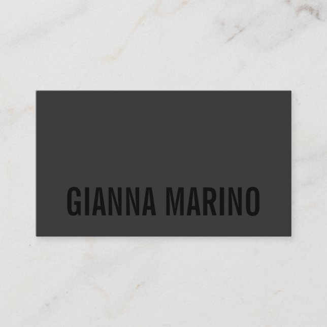 New Black Out | Business Cards (Front)