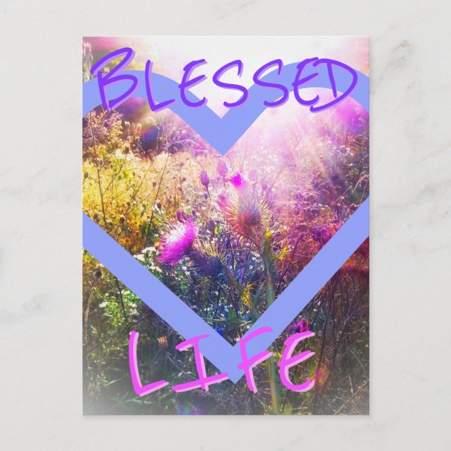 NEW Blessed Life postcard (Front)
