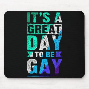 New Blue Gay Male Mlm Pride Flag Mouse Pad