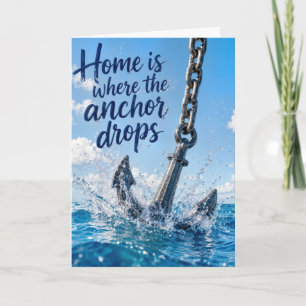 New Boat Congrats with Inspirational Home Quote Card