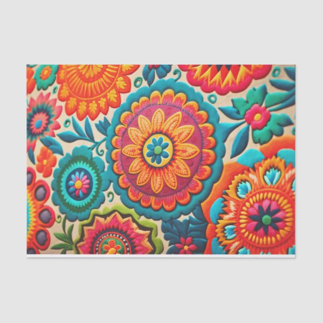 NEW BOHEMIA 2 vibrant beautiful decoupage paper (Front)