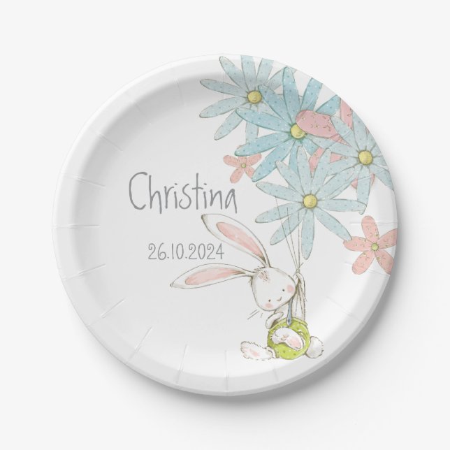 New Born Design Paper Plate (Front)