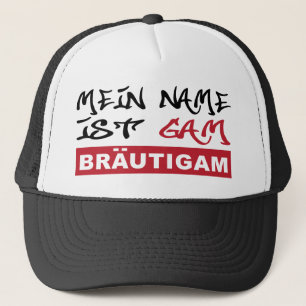 New born leave / wedding trucker hat