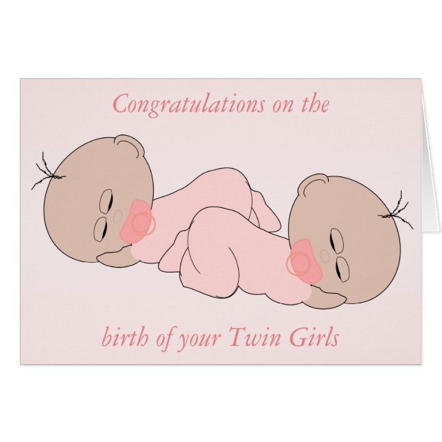 New Born Twin Girls (Front Horizontal)