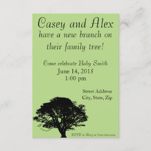 New Branch on the Family Tree Baby Shower Invite
