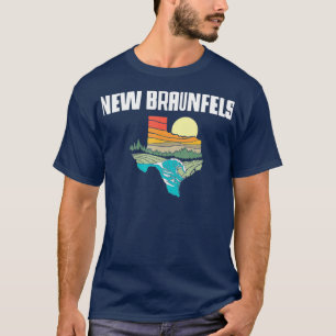 New Braunfels Texas Outdoors Vintage Nature T-Shirt