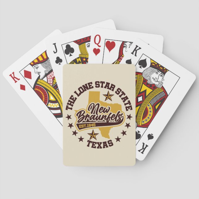 New Braunfels,Texas Playing Cards (Back)