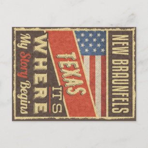 New Braunfels Texas Postcard